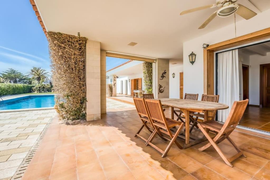 La Calma Espectacular Villa Con Jardin Y Piscina En Menorca سالغار المظهر الخارجي الصورة