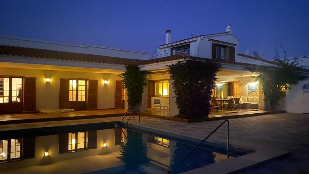La Calma Espectacular Villa Con Jardin Y Piscina En Menorca سالغار المظهر الخارجي الصورة